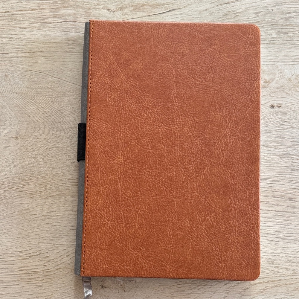 Classic Tan Leather Notebook